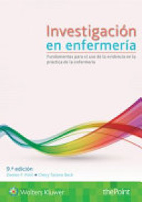 Image of Investigación en enfermería : fundamentos para el uso de la evidencia en la práctica de la enferemería