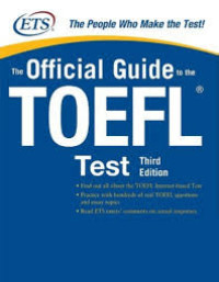 Image of The official guide for the TOEFL test